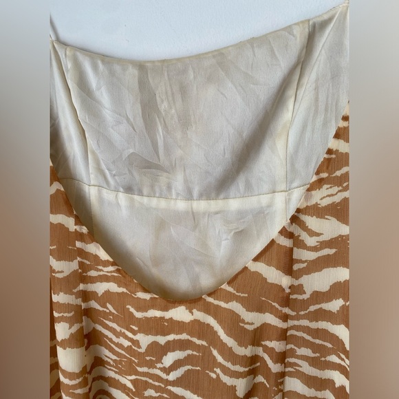 Camila Coelho Dress Women’s Medium Bailee Midi Brown Zebra Revolve - Picture 9 of 16